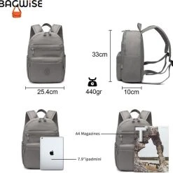 Top 10 ???? Bagwise® Rugzak - Rugtas - 10 Lt - S - Dames - Heren - (3060) Grijs ???? 16 Top 10 ???? Bagwise® Rugzak - Rugtas - 10 Lt - S - Dames - Heren - (3060) Grijs ???? -New Rebels shop 550x542 3