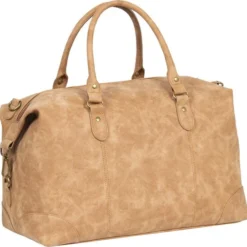 Kopen ???? Piace Molto Felina Duffeltas - Weekendtas - Sporttas - Reistas - Polyurethaan - Bruin Cognac ???? -New Rebels shop 550x543 1