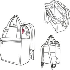 Nieuw ???? Reisenthel Allrounder R Schouder/ Rugtas - 12L - Twist Blue Blauw ???? 14 Nieuw ???? Reisenthel Allrounder R Schouder/ Rugtas - 12L - Twist Blue Blauw ???? -New Rebels shop 550x547 2