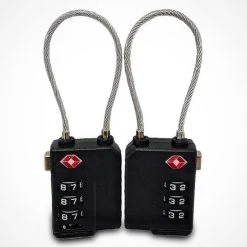 Gloednieuw ⌛ Merkloos TSA Cijferslot 3 Cijferig - 4 Stuks - Koffersloten - Kofferslot - Bagageslot - Reisslot - Kabelslot - Hangslot - Bagageslotjes - ???? Backpackslot - Mulitfunctioneel - Zwart ????