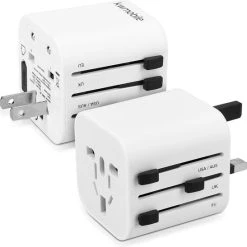 Gloednieuw ❤️ Kwmobile Wereldstekker Universeel - Reisstekker Geschikt Voor De Hele Wereld - Europa, Verenigde Staten, Afrika, Australië En Azië - Wit ???? -New Rebels shop 550x547 5