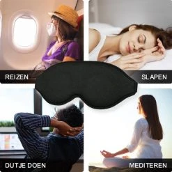 Goedkoopste ???? MeesterSlaap - Oogmasker Voor Vrouwen - Slaapmasker Kinderen - Traagschuim Mannen - Verduisterend ⌛ -New Rebels shop 550x549 3