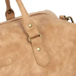 Kopen ???? Piace Molto Felina Duffeltas - Weekendtas - Sporttas - Reistas - Polyurethaan - Bruin Cognac ???? -New Rebels shop 550x550 125