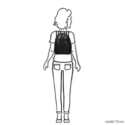 Top 10 ???? Old West Leren Dames Rugzak San Antonio M - Zwart ???? -New Rebels shop 550x550 129