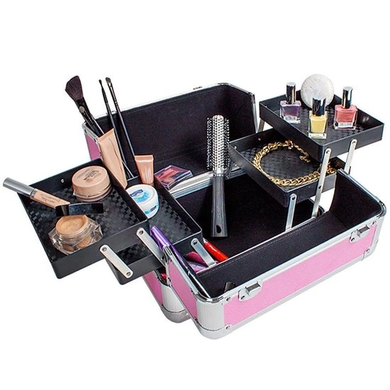 Coupon ???? Tectake - Beautycase - Afsluitbaar - Roze ???? 8 Coupon ???? Tectake - Beautycase - Afsluitbaar - Roze ???? - Afbeelding 6