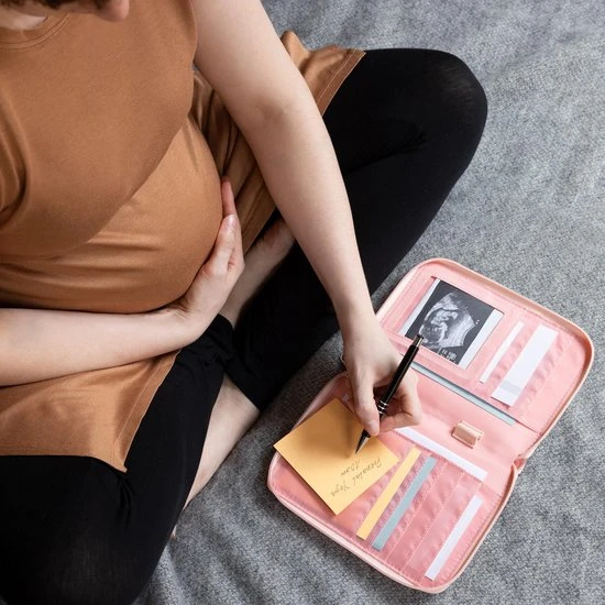 Gloednieuw ⭐ Navaris Documenthouder Met Rits - Opbergtasje Voor Reispapieren En Medische Documenten - Multifunctioneel Mapje - Organizer - Roze/Wit/Grijs ???? 6 Gloednieuw ⭐ Navaris Documenthouder Met Rits - Opbergtasje Voor Reispapieren En Medische Documenten - Multifunctioneel Mapje - Organizer - Roze/Wit/Grijs ???? - Afbeelding 4