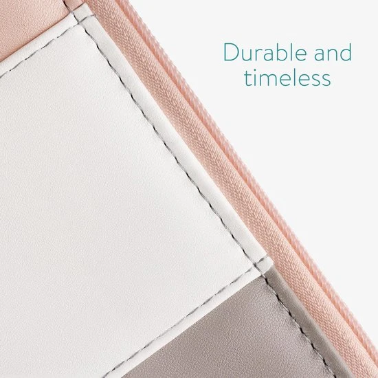 Gloednieuw ⭐ Navaris Documenthouder Met Rits - Opbergtasje Voor Reispapieren En Medische Documenten - Multifunctioneel Mapje - Organizer - Roze/Wit/Grijs ???? 9 Gloednieuw ⭐ Navaris Documenthouder Met Rits - Opbergtasje Voor Reispapieren En Medische Documenten - Multifunctioneel Mapje - Organizer - Roze/Wit/Grijs ???? - Afbeelding 7