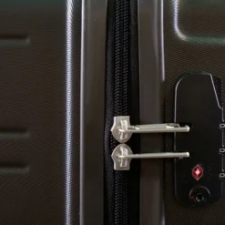 Goedkoopste ???? ©TROLLEYZ - Amsterdam No.9 - Reiskoffer 78cm Met TSA Slot - Dubbele Wielen - 360° Spinners - 100% ABS - Reiskoffer In Cloudy Grey ???? -New Rebels shop 550x550 176