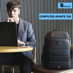 Goedkoop ???? Brandie® - Rugzak - Fit 15.6 Inch Laptop Rugzak - Schooltas - Reistas - Gewicht 1.2kg - Voor Heren Tas - Waterdichte Rugzakken - Opladen Via USB - Anti Diefstal - Hoge Capaciteit - 5076(3.0) Zwart - Maat 46*35*22*(cm) ???? -New Rebels shop 550x550 188