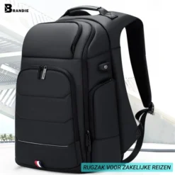Goedkoop ???? Brandie® - Rugzak - Fit 15.6 Inch Laptop Rugzak - Schooltas - Reistas - Gewicht 1.2kg - Voor Heren Tas - Waterdichte Rugzakken - Opladen Via USB - Anti Diefstal - Hoge Capaciteit - 5076(3.0) Zwart - Maat 46*35*22*(cm) ???? -New Rebels shop 550x550 189