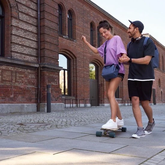 Nieuw ???? Reisenthel Allrounder R Schouder/ Rugtas - 12L - Twist Blue Blauw ???? 7 Nieuw ???? Reisenthel Allrounder R Schouder/ Rugtas - 12L - Twist Blue Blauw ???? - Afbeelding 5