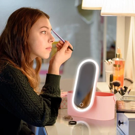 Beste deal ⭐ Siempre Bien Beautycase Wit - LED-spiegel - Make Up - Make-up Org - Make-up Organizer Met Spiegel - Make-up Koffer - Beautycase - Multifunctioneel - Reisformaat ❤️ 10 Beste deal ⭐ Siempre Bien Beautycase Wit - LED-spiegel - Make Up - Make-up Org - Make-up Organizer Met Spiegel - Make-up Koffer - Beautycase - Multifunctioneel - Reisformaat ❤️ - Afbeelding 8