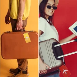 Nieuw ✨ BOTC Kofferlabel - 5 Stuks Reiskoffer Reisaccessoire - Bagagelabel - Naamlabel - Aluminium - Zwart ⌛ -New Rebels shop 550x550 277