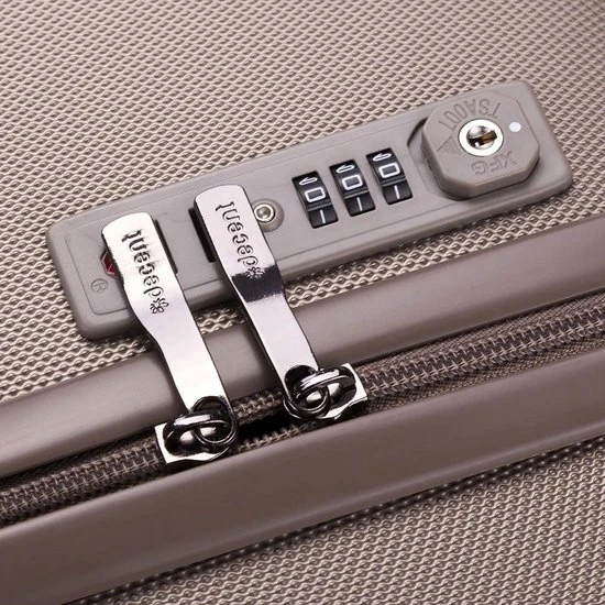 Groothandel ???? Decent Harde Koffer Tranporto 66 - Champagne ✨ 12 Groothandel ???? Decent Harde Koffer Tranporto 66 - Champagne ✨ - Afbeelding 10