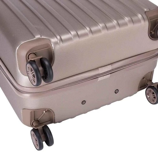 Groothandel ???? Decent Harde Koffer Tranporto 66 - Champagne ✨ 20 Groothandel ???? Decent Harde Koffer Tranporto 66 - Champagne ✨ - Afbeelding 18