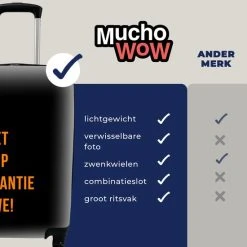 Top 10 ???? MuchoWow® Koffer - Quotes - Ik Moet Ff Op Vakantie Ouwe! - Oranje - Zwart - Past Binnen 55x40x20 Cm En 55x35x25 Cm - ???? Handbagage - Trolley - Fotokoffer - Cabin Size - Print ⭐ -New Rebels shop 550x550 303