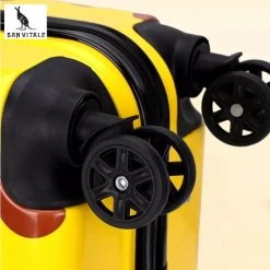 Aanbiedingen ???? San Vitale® - Lichtgewicht Reis Koffer - Trolley - ???? Handbagage - Kat - Poes - Roze ???? -New Rebels shop 550x550 347