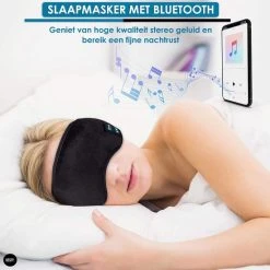 Korting ⌛ Vesfy Slaapmasker Bluetooth Met Reistasje - USB Oplaadbaar - Verstelbaar - Slaapmasker Vrouwen - Slaap Koptelefoon - Oogmasker - ???? -New Rebels shop 550x550 396