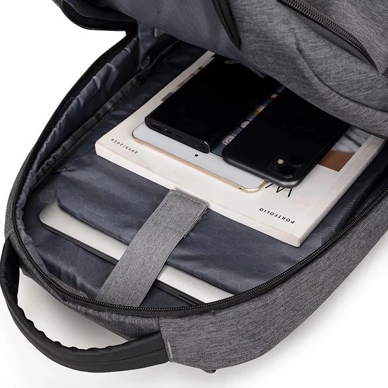 Promo ???? TK-products Zakelijke Multifunctionele Rugzak 15 Inch Laptop Vak - USB Poort Rugtas Voor Werk, School Of Reizen - Waterdichte Tas Voor Heren/Dames - ???? Backpack - Grij ⌛ 6 Promo ???? TK-products Zakelijke Multifunctionele Rugzak 15 Inch Laptop Vak - USB Poort Rugtas Voor Werk, School Of Reizen - Waterdichte Tas Voor Heren/Dames - ???? Backpack - Grij ⌛ - Afbeelding 4