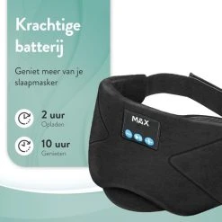 Promo ???? Monx Slaapmasker Met Bluetooth - Sleeping Headphone - Zwart ✨ -New Rebels shop 550x550 430