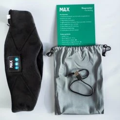 Promo ???? Monx Slaapmasker Met Bluetooth - Sleeping Headphone - Zwart ✨ -New Rebels shop 550x550 432