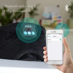 Promo ???? Monx Slaapmasker Met Bluetooth - Sleeping Headphone - Zwart ✨ -New Rebels shop 550x550 434