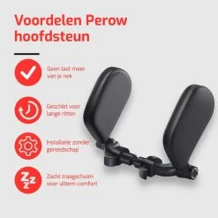 Beste Pirce ???? Perow Verstelbare Hoofdsteun Auto - Hoofdkussen - Kinderen En Volwassenen - Neksteun - Verstelbaar - Veiligheid - Zwart ???? -New Rebels shop 550x550 467
