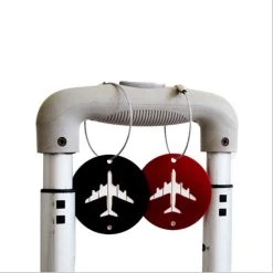 Uitgang ???? AA Commerce 5x Aluminium Bagagelabel - Kofferlabel / Adres Label Voor Koffer Tas & Bagage - Multi Color ???? -New Rebels shop 550x550 492