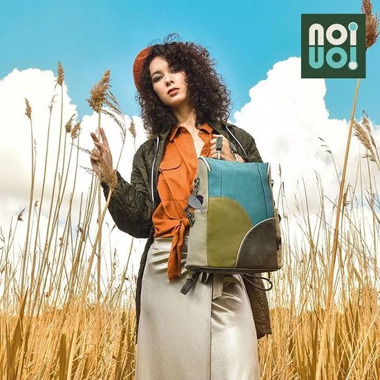 Uitgang ✔️ Noi-Noi 'Swoops' - Rugzak - Schoudertas - Lichtblauw/Beige/Zwart - Anti Diefstal - Multifunctioneel - Dames - NN-243-03 ⌛ 9 Uitgang ✔️ Noi-Noi 'Swoops' - Rugzak - Schoudertas - Lichtblauw/Beige/Zwart - Anti Diefstal - Multifunctioneel - Dames - NN-243-03 ⌛ - Afbeelding 7