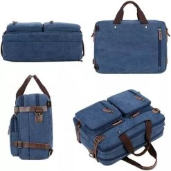 Korting ???? Mainbags Laptoptas - 3in1- 15Inch - Blauw - 15 Vak - Canvas - Leer ✔️ 12 Korting ???? Mainbags Laptoptas - 3in1- 15Inch - Blauw - 15 Vak - Canvas - Leer ✔️ -New Rebels shop 550x550 537