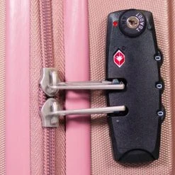 Goedkoopste ???? ©TROLLEYZ - Ibiza No.3 - Trolley - 55cm Met TSA Slot - Dubbele Wielen - 360° Spinners - 100% ABS - ???? Handbagage Koffer In Cosmopolitan Pink ✔️ -New Rebels shop 550x550 541