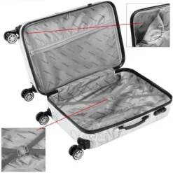 Beste deal ✔️ Monzana Hard Case Koffer Vlinder XL Polycarbonaat 89L 75x49x29cm ???? -New Rebels shop 550x550 55
