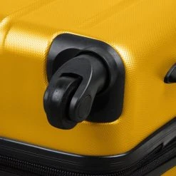Beste Verkoop ⭐ Madisson - Reis Koffer - Lichtgewicht Koffer - 4 Wielen - 49 Cm - Cijferslot - Geel - Black Friday 2022 ⌛ -New Rebels shop 550x550 599