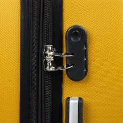 Beste Verkoop ⭐ Madisson - Reis Koffer - Lichtgewicht Koffer - 4 Wielen - 49 Cm - Cijferslot - Geel - Black Friday 2022 ⌛ -New Rebels shop 550x550 600