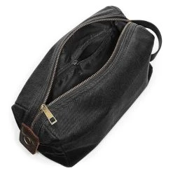 Groothandel ???? Senvi Waxed Canvas Toilettas - Kleur Zwart - 4 Liter ???? -New Rebels shop 550x550 624