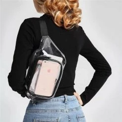 Aanbiedingen ???? Merkloos Heuptas Holografisch - Fanny Pack - Buideltasje - Heuptasje Dames - Festival Tasje - PVC - 28 X 15 Cm - Transparant - Zwart ???? 7 Aanbiedingen ???? Merkloos Heuptas Holografisch - Fanny Pack - Buideltasje - Heuptasje Dames - Festival Tasje - PVC - 28 X 15 Cm - Transparant - Zwart ???? -New Rebels shop 550x550 644