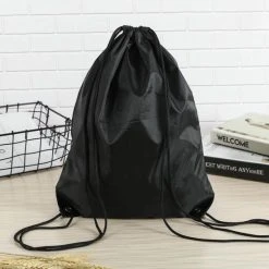 Gloednieuw ???? Merkloos Gymtas Met Rijgkoord - Nylon Rugzakjes – Nylon Rugzak – Wit ???? -New Rebels shop 550x550 716