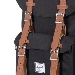 Groothandel ???? Herschel Little America - Navy/Tan Synthetic Leather / Ruime Rugzak Met 25L Opbergvolume - 15" Fleece-gevoerd Laptopvak - Magnetische Sluiting / Met Levenslange Fabrieksgarantie / Limited Lifetime Warranty / Blauw ???? -New Rebels shop 550x550 727