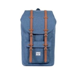 Groothandel ???? Herschel Little America - Navy/Tan Synthetic Leather / Ruime Rugzak Met 25L Opbergvolume - 15" Fleece-gevoerd Laptopvak - Magnetische Sluiting / Met Levenslange Fabrieksgarantie / Limited Lifetime Warranty / Blauw ???? -New Rebels shop 550x550 731