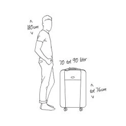 Uitgang ???? Biko VidaXL Harde Kofferset 3-delig Zwart ???? -New Rebels shop 550x550 755