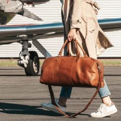 Aanbiedingen ❤️ Chesterfield Leren Reistas / Weekendtas William - 40 Liter - Cognac ???? -New Rebels shop 550x550 771