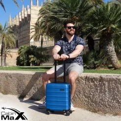 Beste deal ???? Cabin Max CabinMax ???? Handbagage Koffer - Trolley 30L - Harde Reiskoffer - 45x36x20cm - Lichtgewicht - Groot Capaciteit - Aegean Blue ???? -New Rebels shop 550x550 776