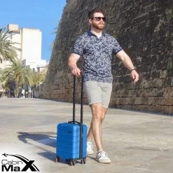 Beste deal ???? Cabin Max CabinMax ???? Handbagage Koffer - Trolley 30L - Harde Reiskoffer - 45x36x20cm - Lichtgewicht - Groot Capaciteit - Aegean Blue ???? -New Rebels shop 550x550 777