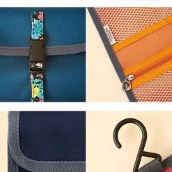 Beste Pirce ???? Merkloos Reis Toilet Tas Met Haak | Travel Organizer Voor Reizen | Ophangbare Toilettas | Kamperen Vakantie | Organizer Voor Vakantie / Kamperen & Reizen – Make Up Tas - Cosmetica Tas – Groen Bloem ???? -New Rebels shop 550x550 782