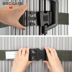 Begroting ???? Bagwise 2 X Kofferriem - Bagage Band - Luggage Belt - Bagage Gordel -Afstelbaar - 175cm Lang 5 Cm Breed - Khaki ???? -New Rebels shop 550x550 813