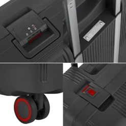 Uitgang ???? CarryOn Protector Luxe Grote Reiskoffer - Trolley 77cm Met TSA-klikslot - 4-delige Packer Set - Ultralicht - Zwart ???? -New Rebels shop 550x550 839