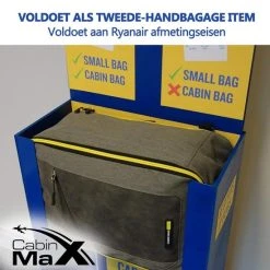 Flash-uitverkoop ???? Cabin Max CabinMax Manhatten – ???? Handbagage 20L – Rugzak – Schooltas - 40x20x25 Cm – Compact Reistas – Lichtgewicht – Grijs/Blauw ???? -New Rebels shop 550x550 859