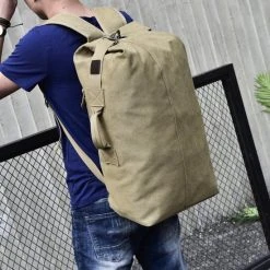Flash-uitverkoop ???? MIRO. MIRO Luxe Rugzak - Rugtas - ???? Backpack - Grote Capaciteit - Met Zip - 50 Liter - Bruin ???? -New Rebels shop 550x550 871