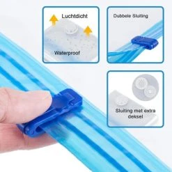 Goedkoopste ???? ForDig - Vacuumzakken - Plastic - Transparant - 110 X 80 Cm ❤️ -New Rebels shop 550x550 886