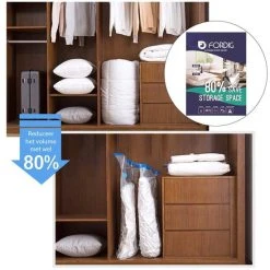 Goedkoopste ???? ForDig - Vacuumzakken - Plastic - Transparant - 110 X 80 Cm ❤️ -New Rebels shop 550x550 888